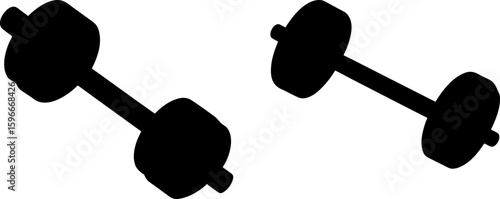 Black dumbbell vector, dumbbell art, dumbbell vector art design, Vector of dumbbell art, dumbbell isolated
