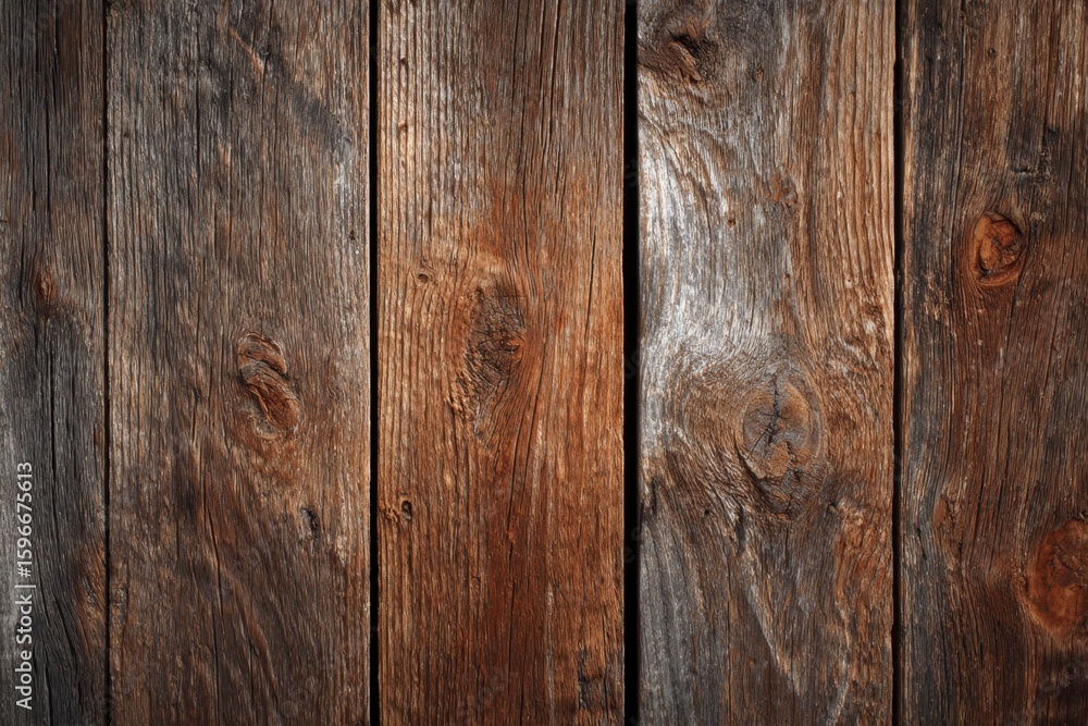Naklejka premium Rustic Wood Grain Texture