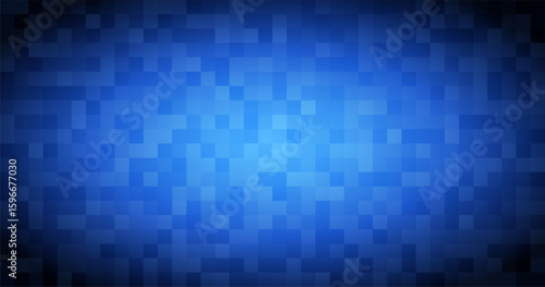 Abstract blue pixelated background vector illustration