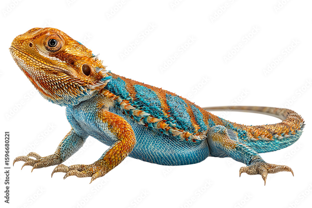Fototapeta premium Vibrant Bearded Dragon