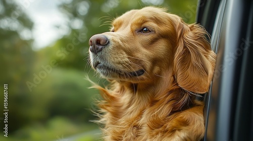 Obraz na płótnie golden retriever dog