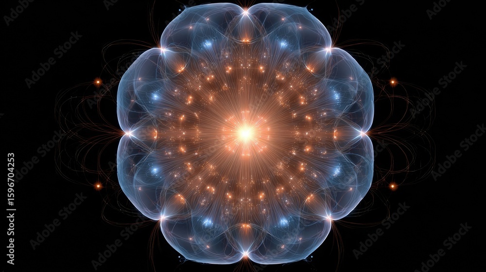 Obraz premium abstract fractal background