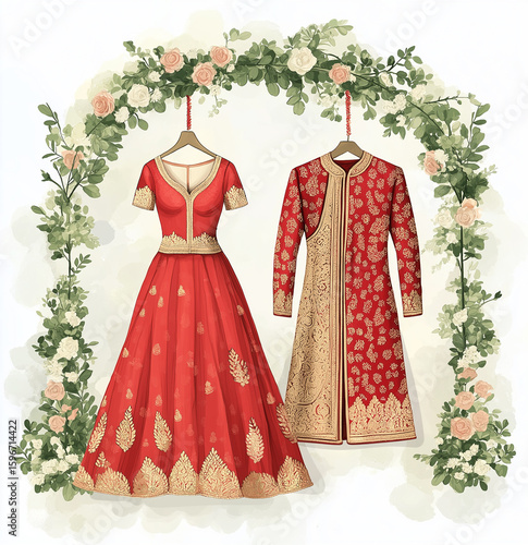 Indian Wedding Couple 