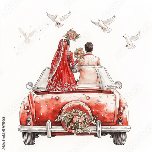 Indian Wedding Couple 