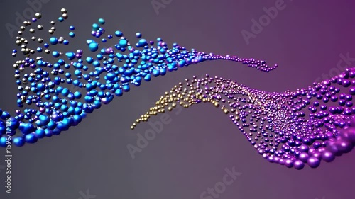 Offer editors versatile alpha overlay featuring vibrant K moving particles cascading screen delivering professional transitional curtain effects corporate intros award shows dynamic slideshow