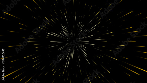 Abstract star or sun. Explosion fast motion effect. Vector background