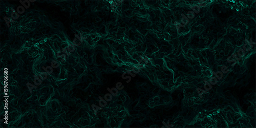Abstract dark, background featuring intricate, organic, vein-like patterns in deep green tones. Glowing biological structures or tangled neural networks with subtle lighting and shadow depth.