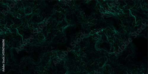 Abstract dark, background featuring intricate, organic, vein-like patterns in deep green tones. Glowing biological structures or tangled neural networks with subtle lighting and shadow depth.