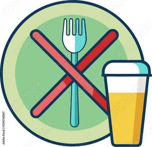 No Food or Drink icon