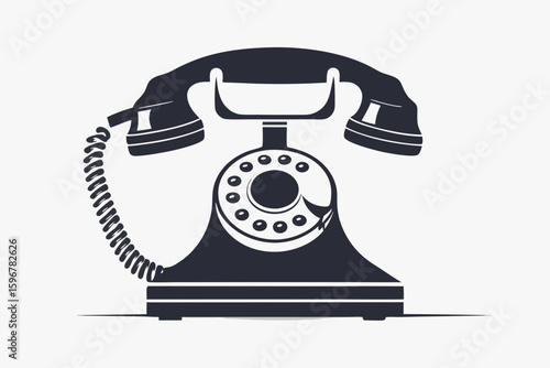 funny telephone silhouette
