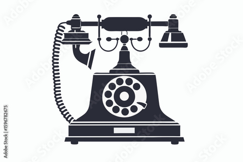 funny telephone silhouette
