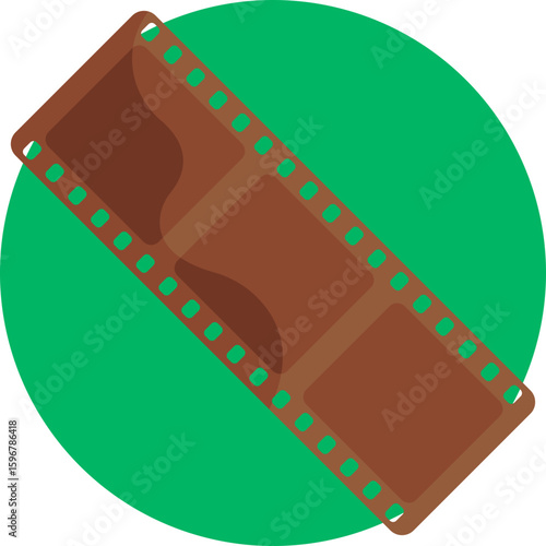 A spool of light-sensitive film for traditional photography and developing photos.