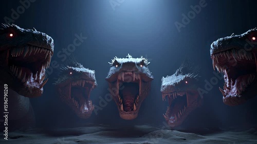 The Wrath of the Five-Headed Dragon Beneath the Earth
