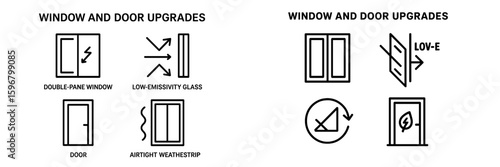 Information on window and door upgrades for better energy efficiency and home improvement