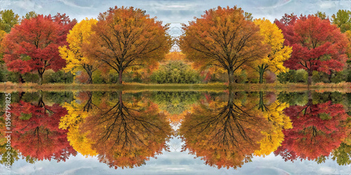 Kaleidoscope Effect trees