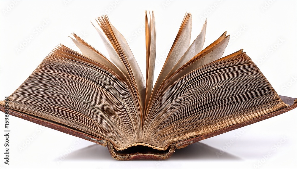Fototapeta premium old book isolated on white background