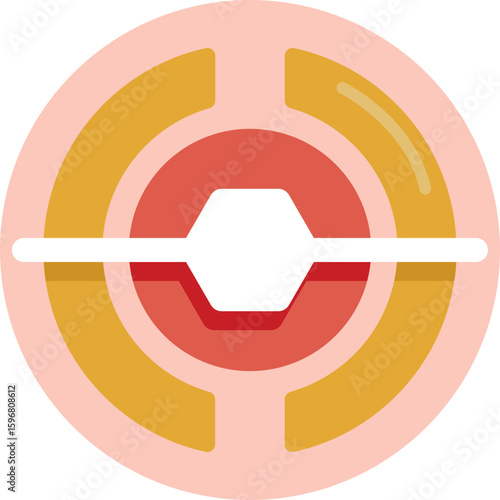 A bold symbol representing a superhero's unique identity or powers, often displayed on their chest or costume.