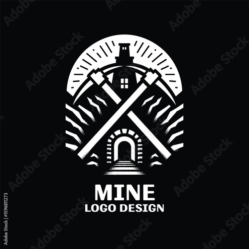 Mine Vector Logo Design 