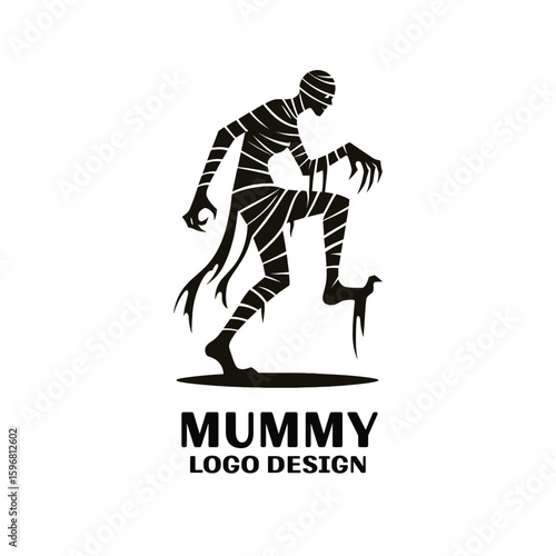 Mummy Vector Logo Design 