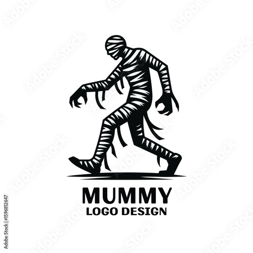 Mummy Vector Logo Design 