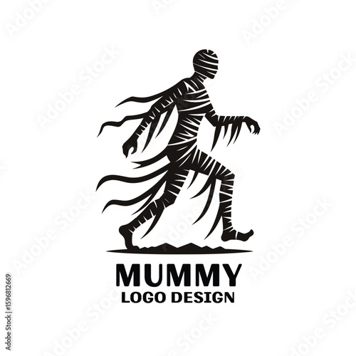 Mummy Vector Logo Design 