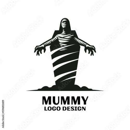 Mummy Vector Logo Design 