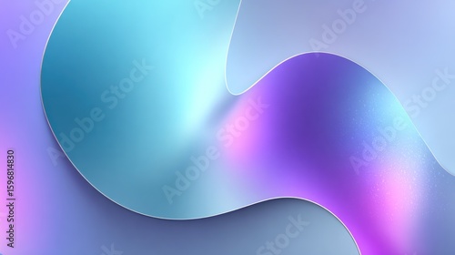 Abstract fluid shapes in pastel colors