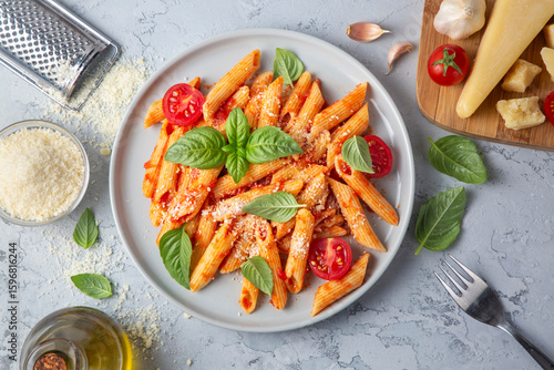 Classic italian pasta penne...