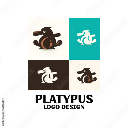Platypus Vector Logo Design 