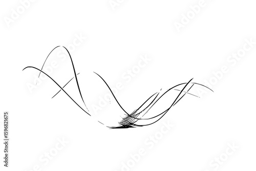 Visual representation of a graph with labeled axes and lines depicting relationships between variables