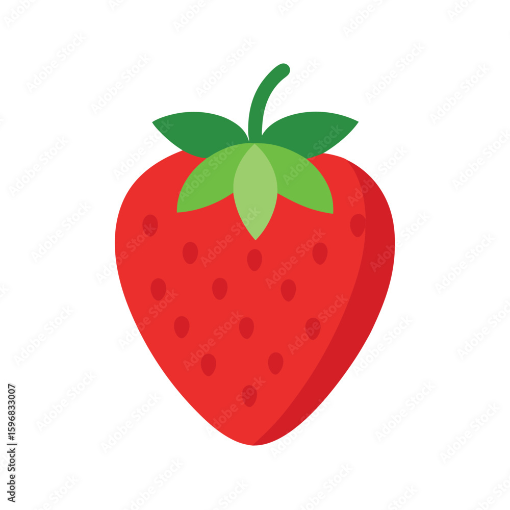 Obraz premium strawberry vector illustration
