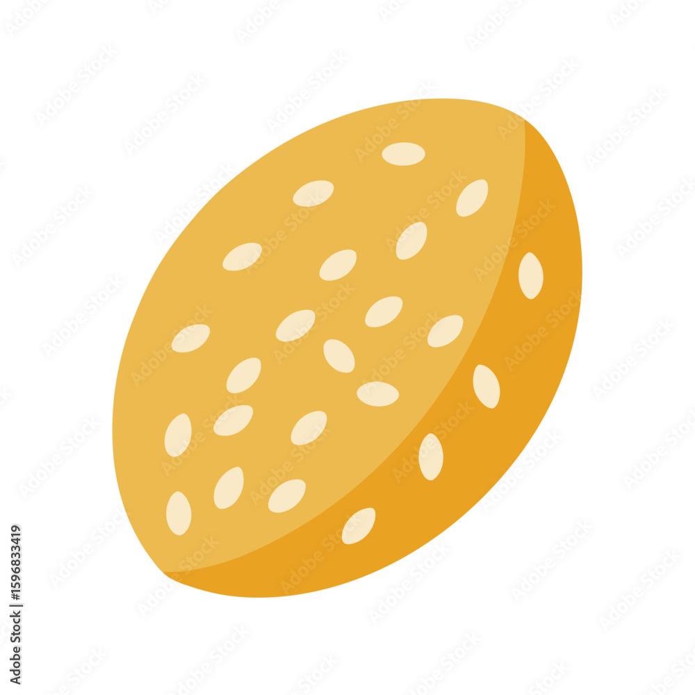 sesame seed on white background sesame seed on white background