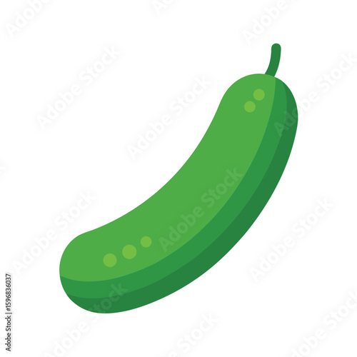 cucumber isolated on white background