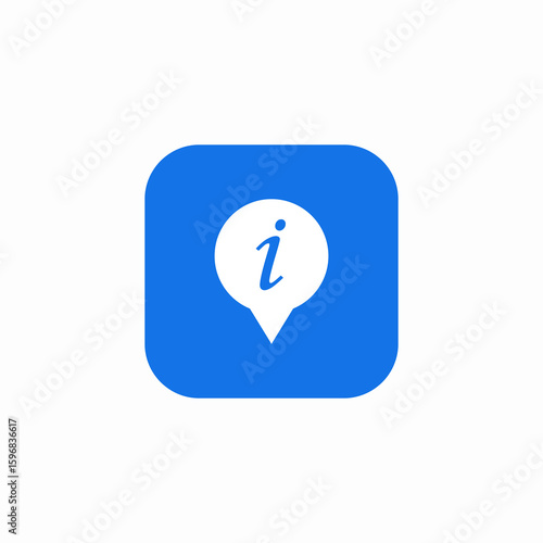 information location icon sign vector