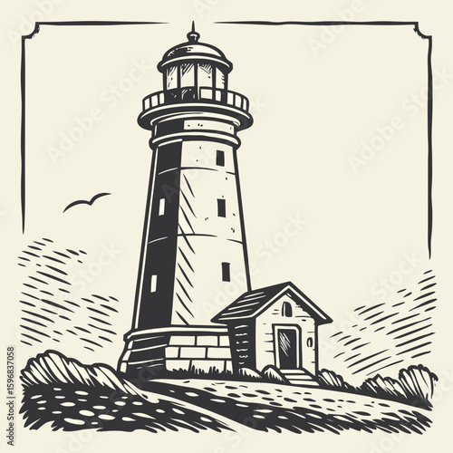 lighthouse on the beach