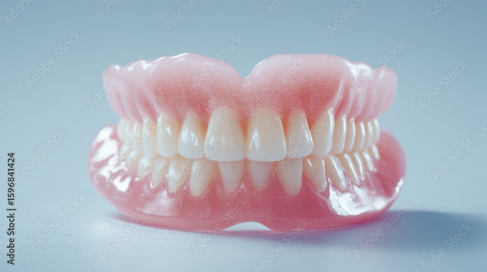 Fototapeta premium Premium dentures. Dental concept
