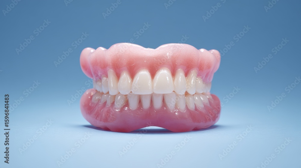 Fototapeta premium Premium dentures. Dental concept