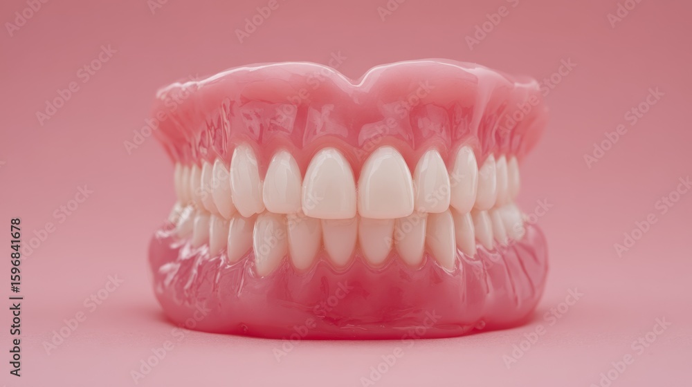 Fototapeta premium Premium dentures. Dental concept