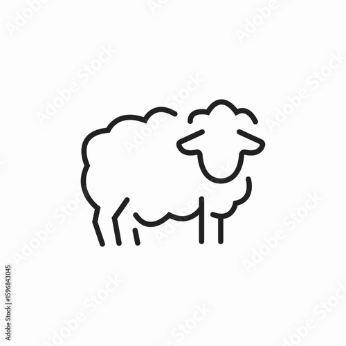 ship farm icon sign vector