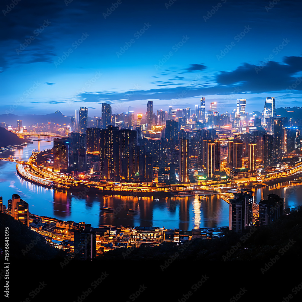 Fototapeta premium Beautiful Architecture Building Exterior Cityscape