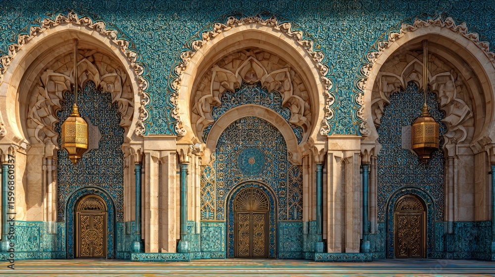 Obraz premium Ornate Mosque Facade