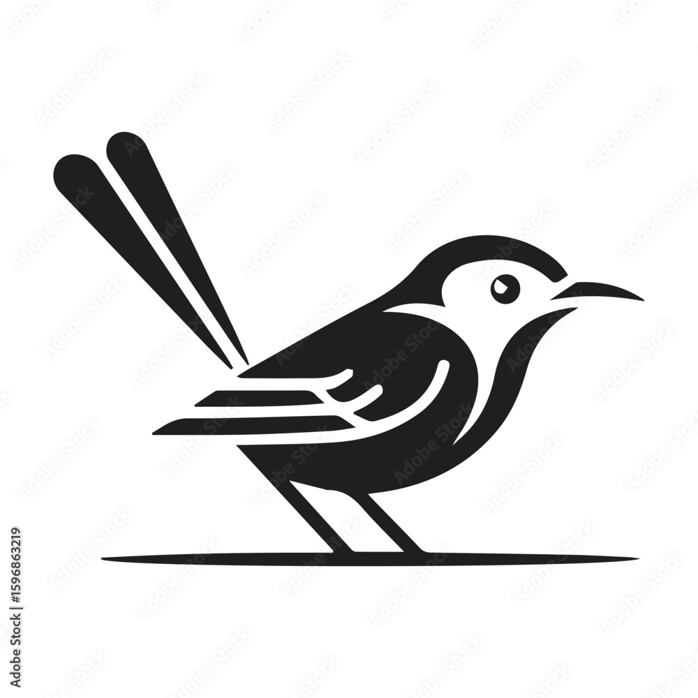 Naklejka premium silhouette of a bird