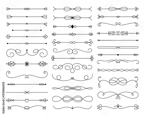 ornamental navy blue flourishes