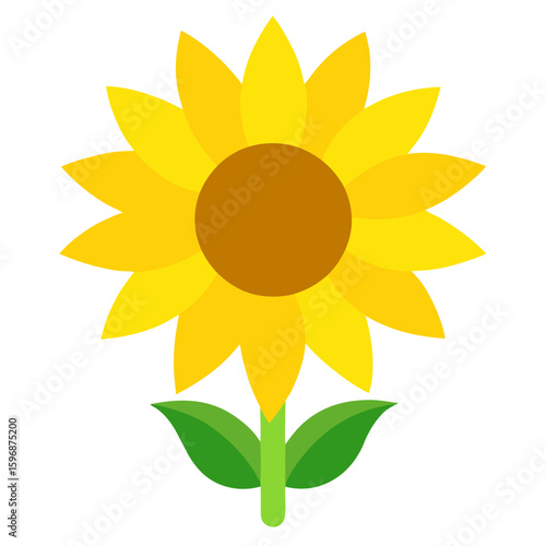 sunflower vector art