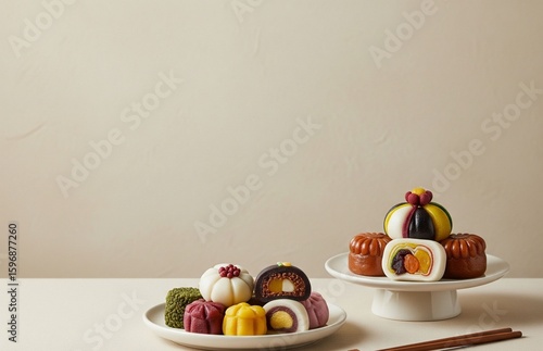 Chuseok Holiday Background Design Korean Traditional