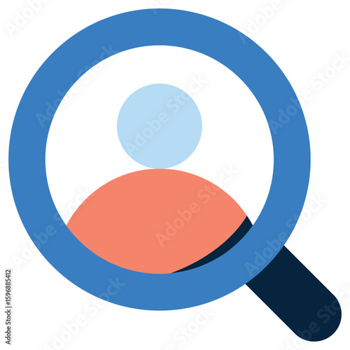 Search icon vector