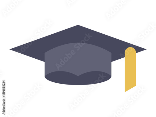 graduation cap and diploma