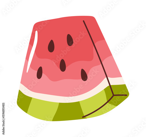 Summer watermelon natural food piece