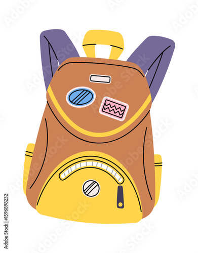 Trendy fashion childish school rucksack