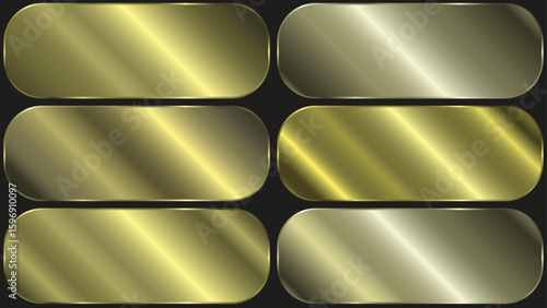 golden gradient. Metallic gradient effect for text design and bulletin boards, infographics. Metallic gold gradient.